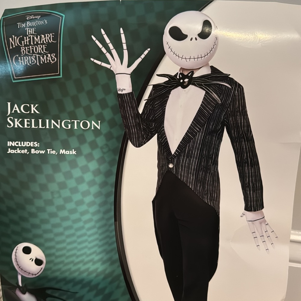 NWT Jack Skellington Costume Medium
